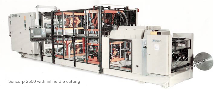 large format, high volume thermoforming machine